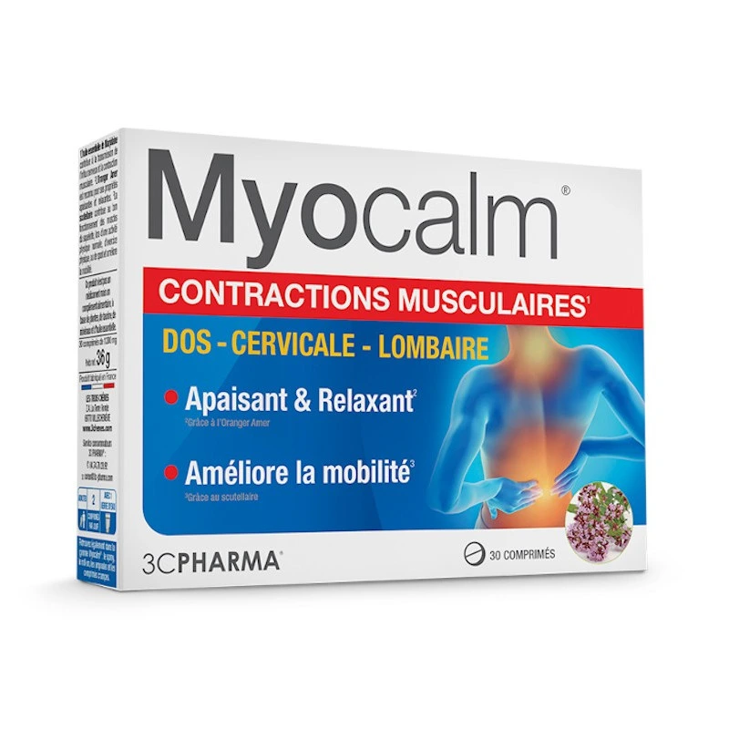 3C Pharma – Myocalm  	

30 tablets