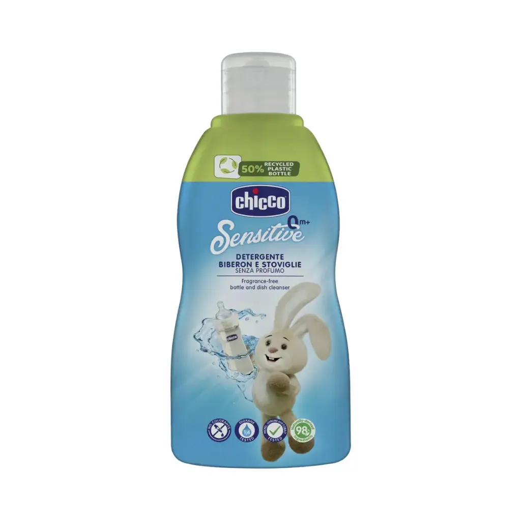 Chicco Sensitive Bottle and Dish Cleanser Baby Accessories Cleaner 300 Ml