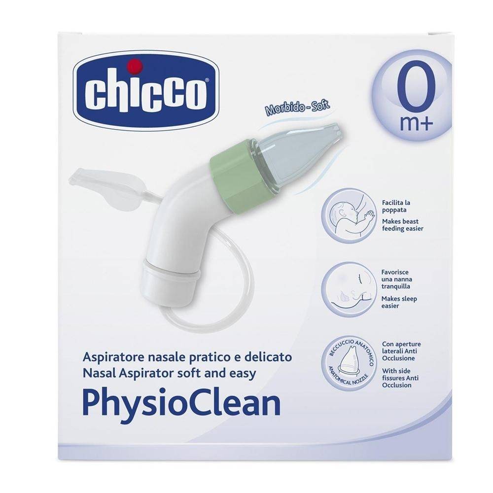 Chicco Phisio Clean Nasal Aspirator Soft and Easy  0+ Months