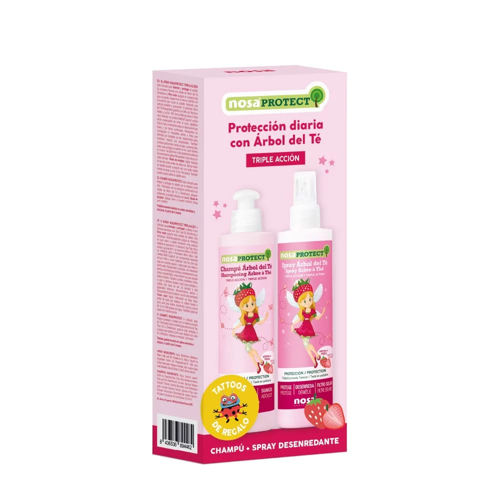Nosa Protect Strawberry Tea Tree Pack 2 x 250 ml