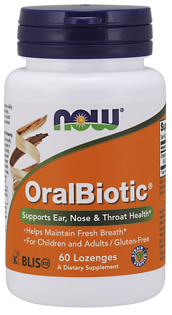 Now Oralbiotics 60 Lozenges