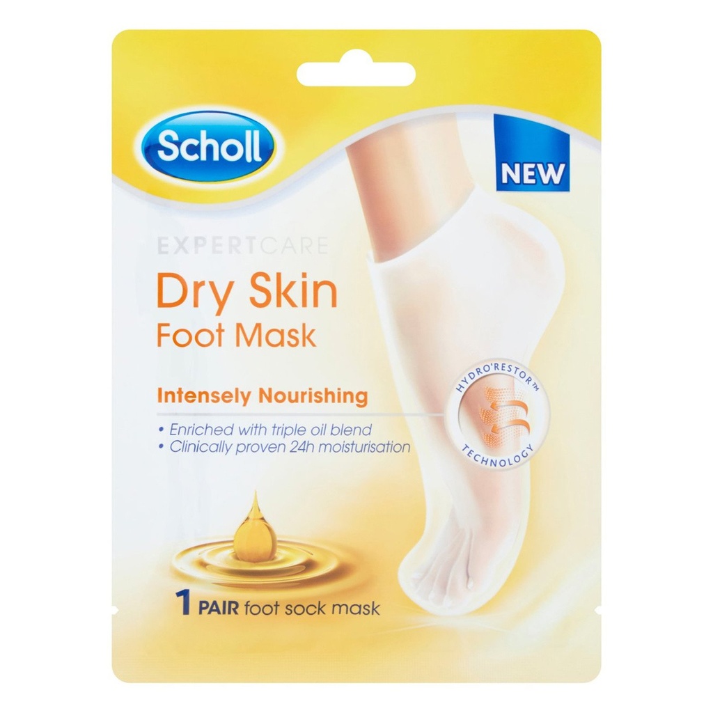 Scholl Dry Skin Foot Mask Intensely Moisturising
