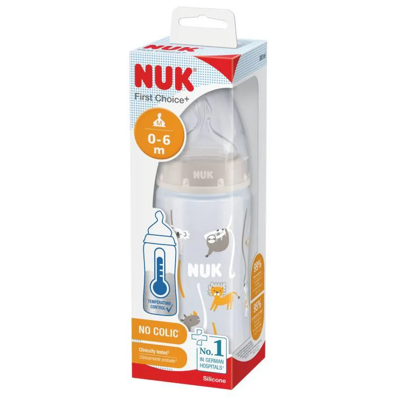 NUK BOTTLE BOTH FC+ 300ml temperature index silicone 0-6m M