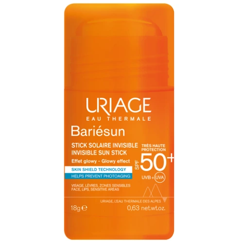 Uriage Bariésun Invisible Sun Stick Protection Stick for Sensitive Areas SPF 50+ 18 G