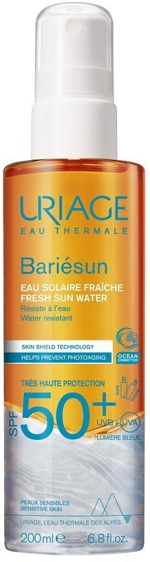 Uriage Bariésun Fresh Sun Water SPF50+ Protective Sunscreen Spray SPF 50+ 200 Ml