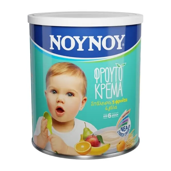 NOYNOY Fruit Cream 5 Fruits 6m+ 300 g