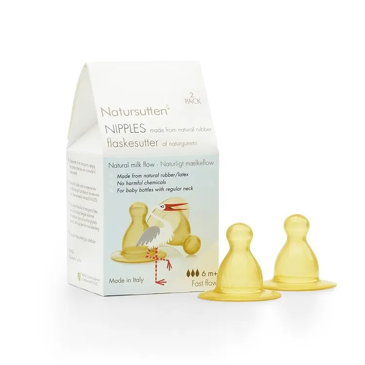 Natursutten nipples fast flow 6+, 2-pack