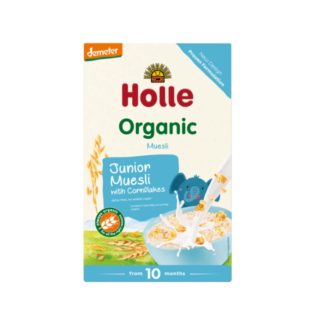 Holle Organic Junior Muesli Multigrain with Cornflakes 10m+ Demeter 250g