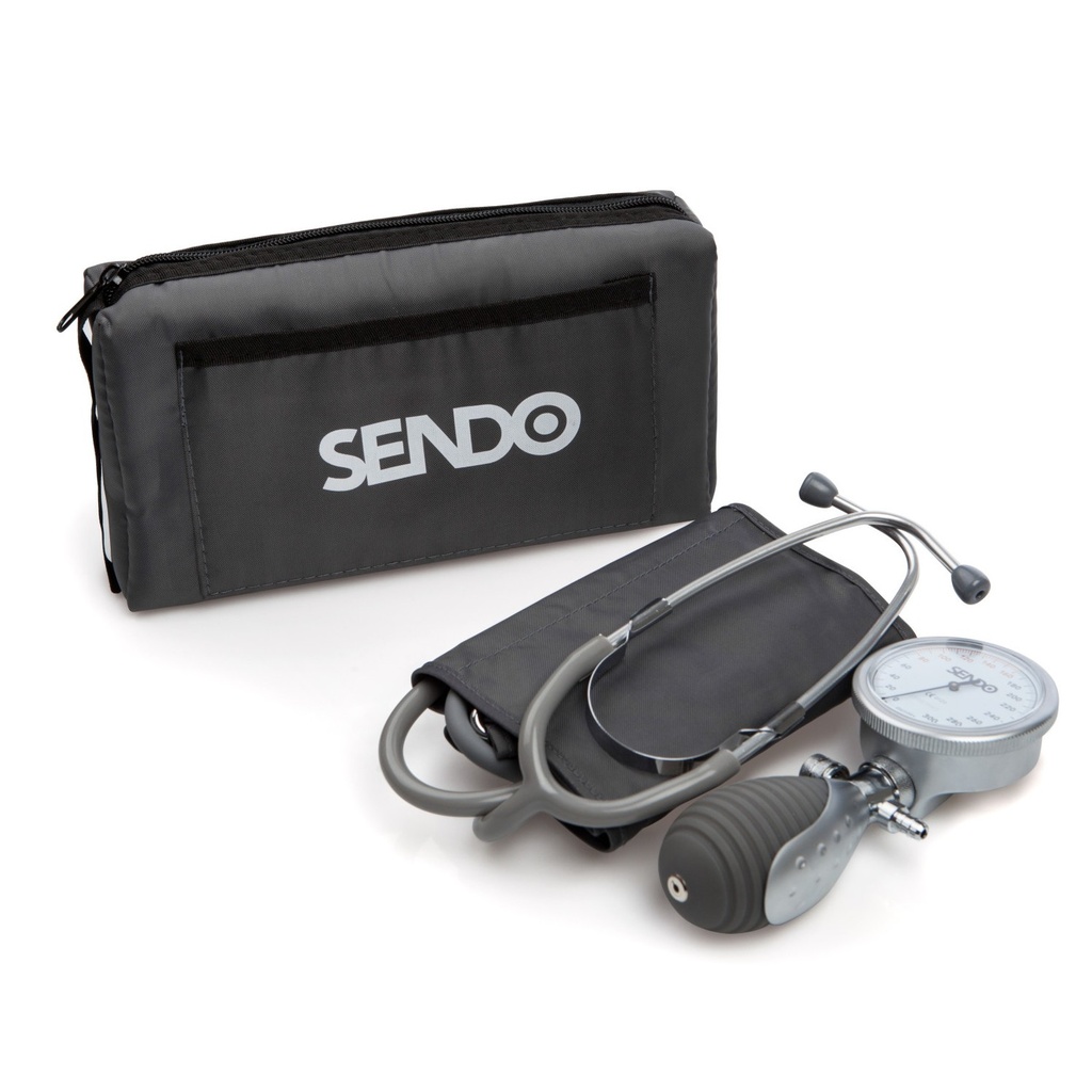 Analog Pressometer Sendo Primo, Circumference Manual 22-32 cm, Case, Inox/Black