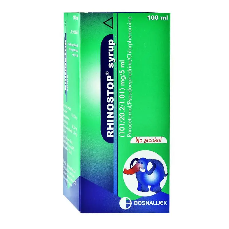 RHINOSTOP SYRUP (101/20.2/0.1) MG/ 5 ML - 100 ML
