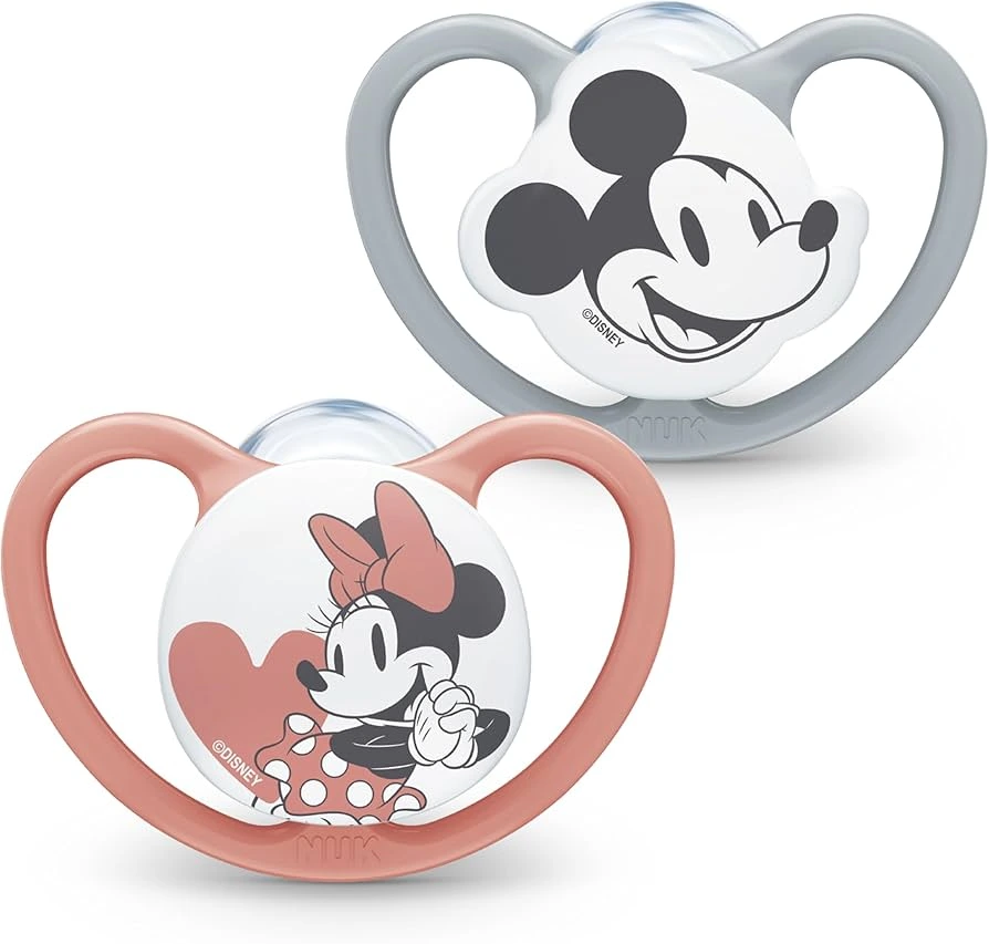 NUK | Couple of Spice Mini Mouse 0-6 months red-grey