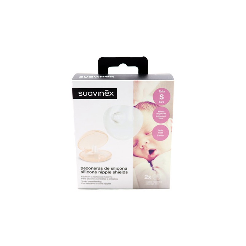 Suavinex Zero Zero Silicone Nipple Protectors Size S 21 Mm 2 Pieces