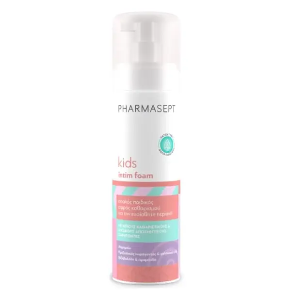 Pharmasept Kids Intim Foam Soft Baby Cleaning Foam for Sensitive Area, 200ml