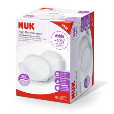 High Performance Breast Pads, Pack of 60, White