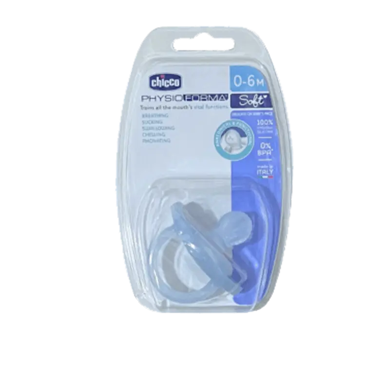 CHICCO- Physio Soft, silicone, 0-6 m, for boy, assortment