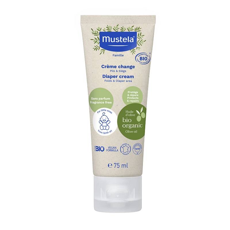 Mustela BIO Nappy Rash Cream for Children from Birth 75 Ml