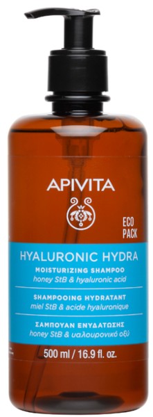 Apivita Hyaluronic Hydra Moisturizing Shampoo Moisturising Shampoo 500 Ml