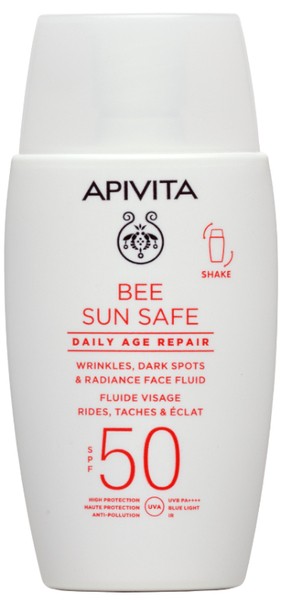 Apivita Bee Sun Safe Reparacin Antiedad Diaria SPF50 50 Ml