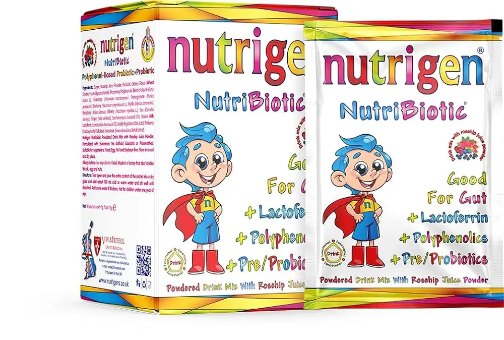 Nutrigen Nutribiotic Powdered Drink Mix for Children, 10 sachets