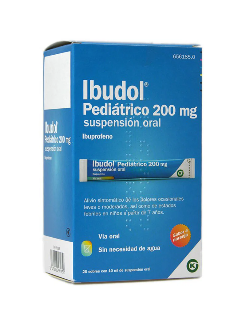 Pediatric Ibudol 200 mg 20 envelopes Oral Suspension 10 ml
