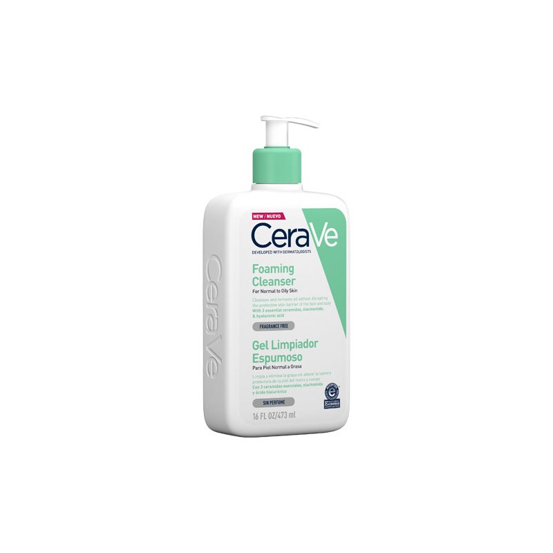 Cerave Foaming Cleanser For Normal To Oily Skin 473Ml