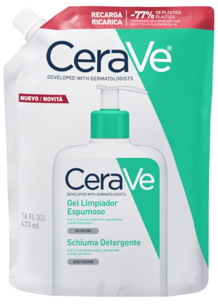 CeraVe FOAMING CLEANSER FOR NORMAL TO OILY SKIN 473ML REFILL