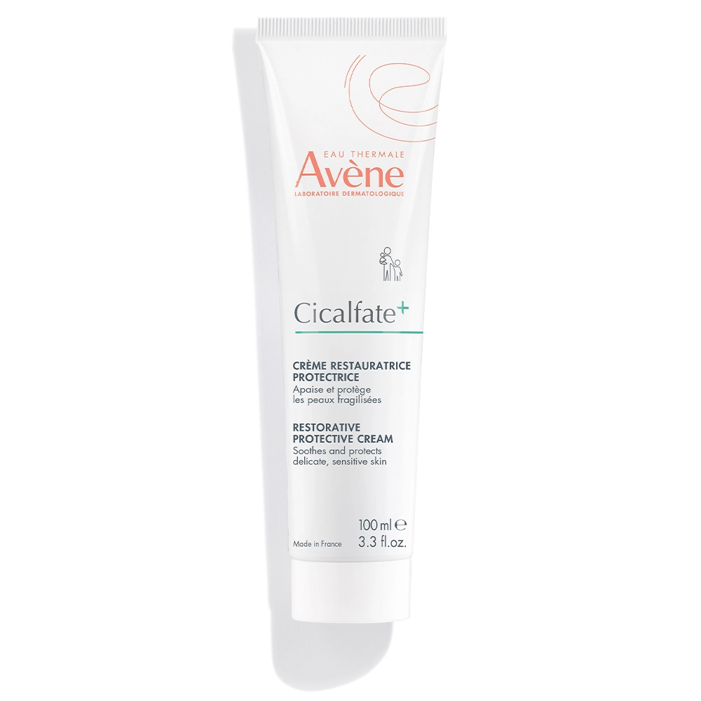 Avene Cicalfate+ Restorative Protective Skin Barrier Face Cream for Sensitive Skin -100ml / 3.3fl Oz
