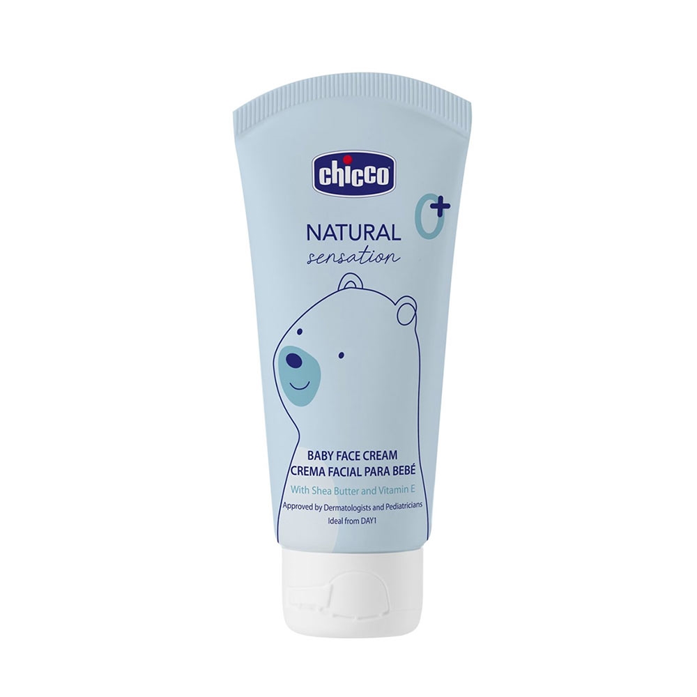 Chicco Natural Sensation Baby Face Cream for Children from Birth 0+ 50 Ml