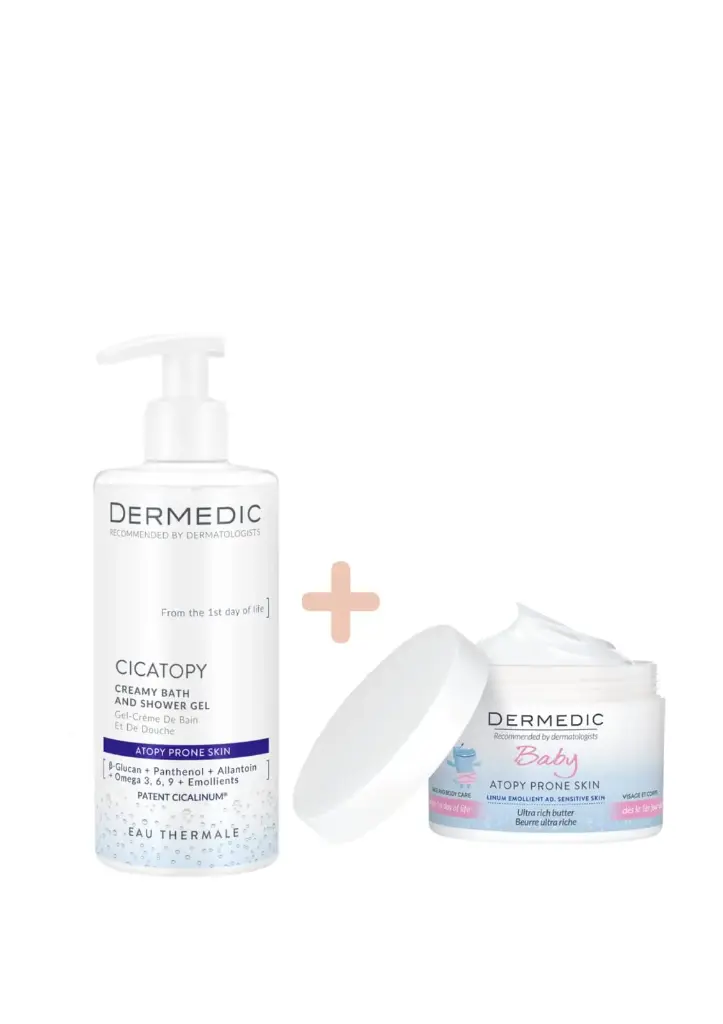 Dermedic CICATOPY Creamy Shower and Bath Gel 300 Ml +Dermedic Baby Nourishing Body Butter 225 G