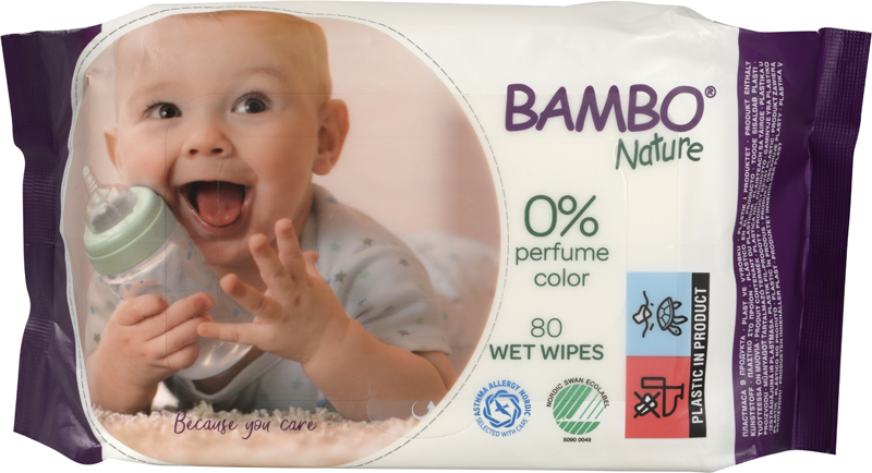 Bambo Nature Wet Wipes 80 Pcs