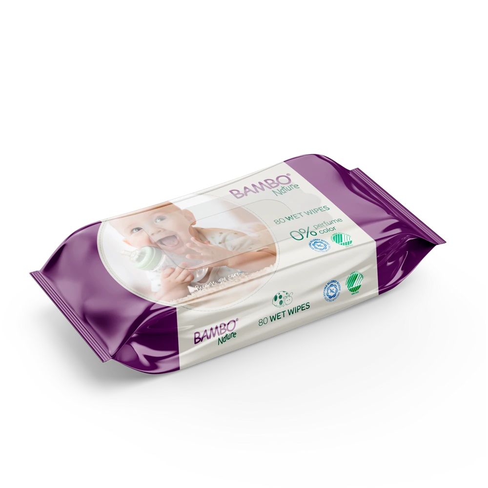 Bambo Nature Wet Wipes 80 Pcs