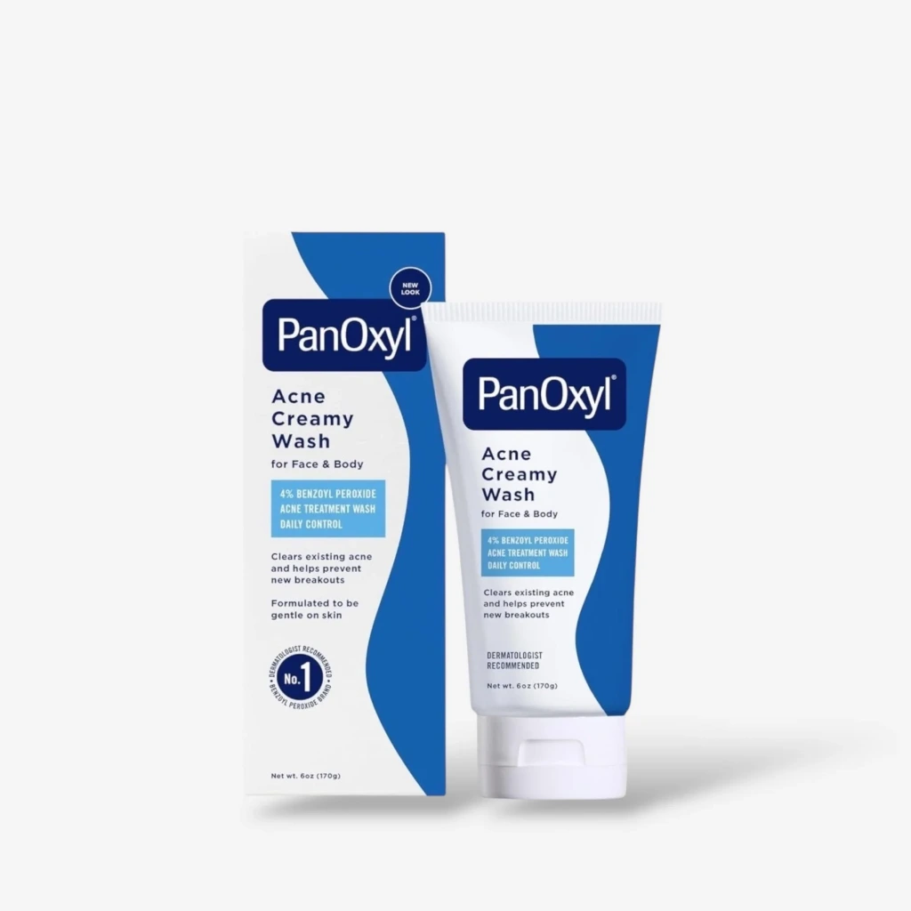 PanOxyl 4% Benzoyl Peroxide Acne Creamy Wash for Face & Body 170g