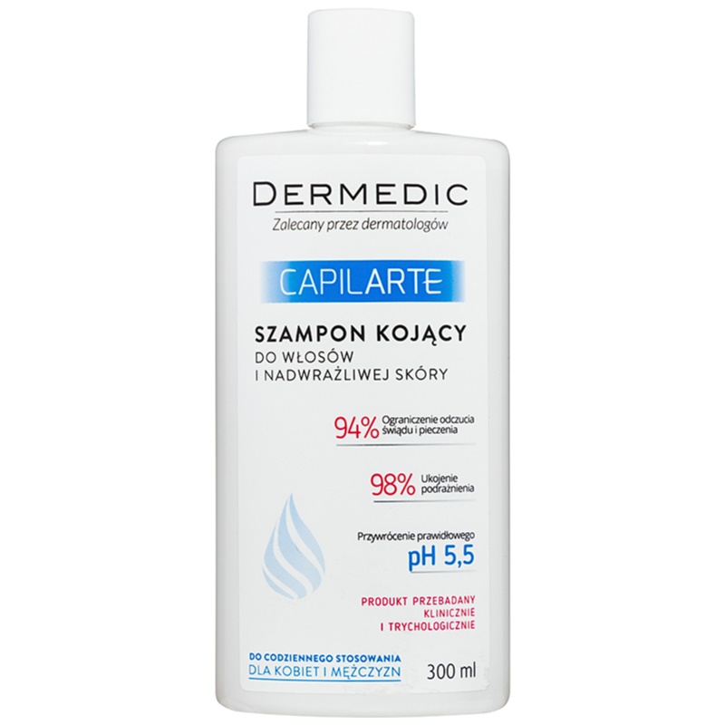 Dermedic Capilarte Soothing Shampoo for Sensitive Scalp 300 Ml