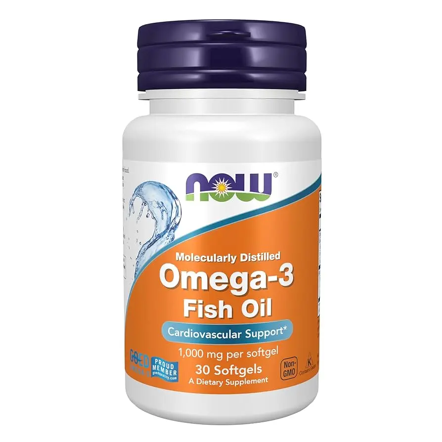 NOW Foods, Omega-3 Fish Oil, 1000 Mg, 30 Softgels