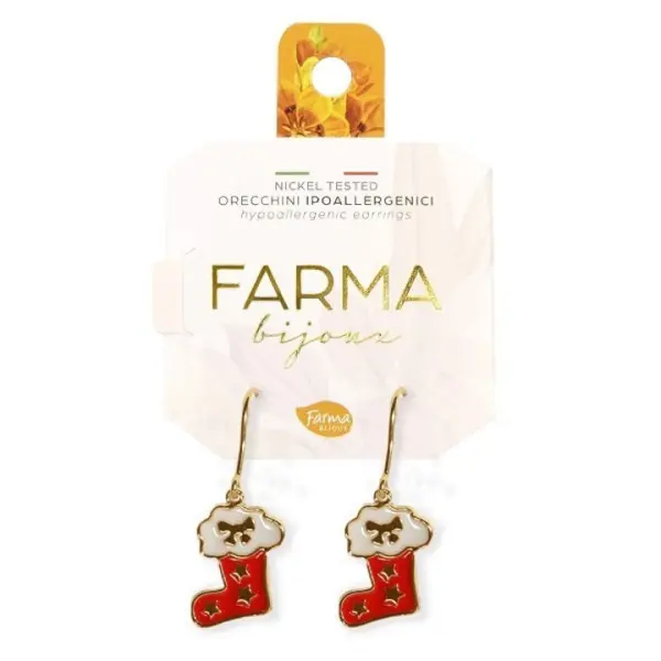 Farma Bijoux Hypoallergenic Children's Earrings Hanging With Stones