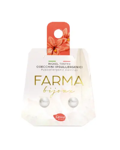 Farma Bijoux Earrings with White Pearls