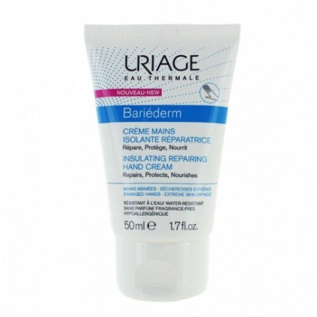 Uriage Bariéderm Cica Insulating Repairing Hand Cream Restore and Protect Hand Cream 50 Ml