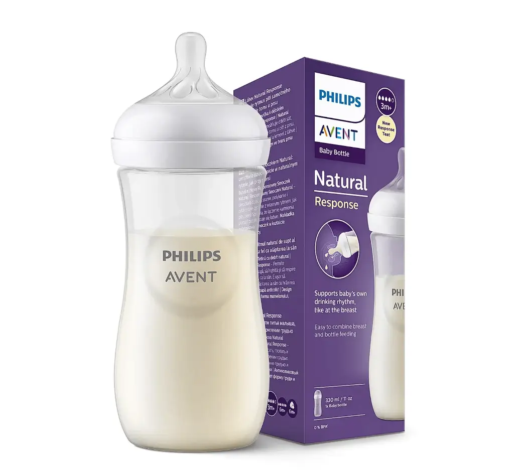 Philips Avent Natural Response SCY906/01 Baby Bottle 3 M+ 330 Ml