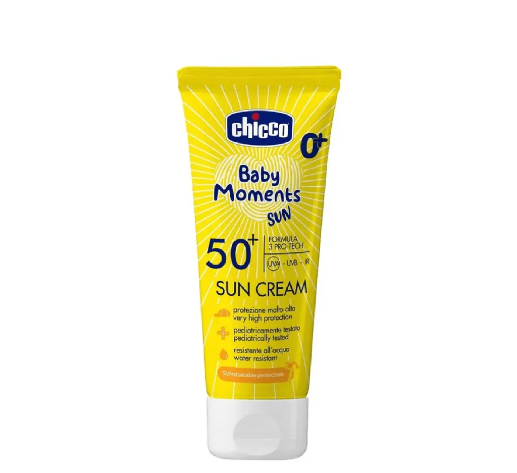 Chicco Baby Moments Sun Sunscreen SPF 50+ for Children from Birth 75 Ml