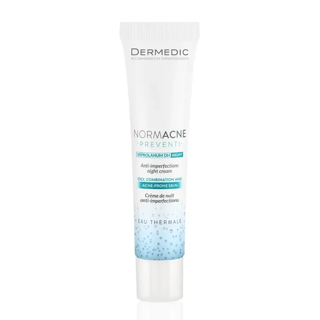 Dermedic Normacne Preventi Night Cream Against Acne Skin Imperfections 40 Ml