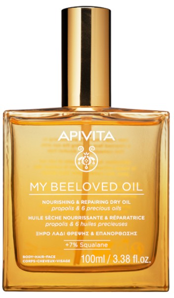 Apivita My Beeloved Oil Nourishing Dry Oil for Face, Body and Hair 100 Ml