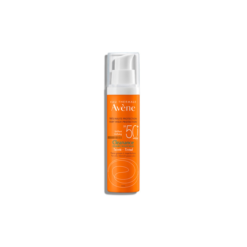 Avene Very High Protection Cleanance Tinted SPF50+ Sun Cream for Blemish-prone Skin 50ml