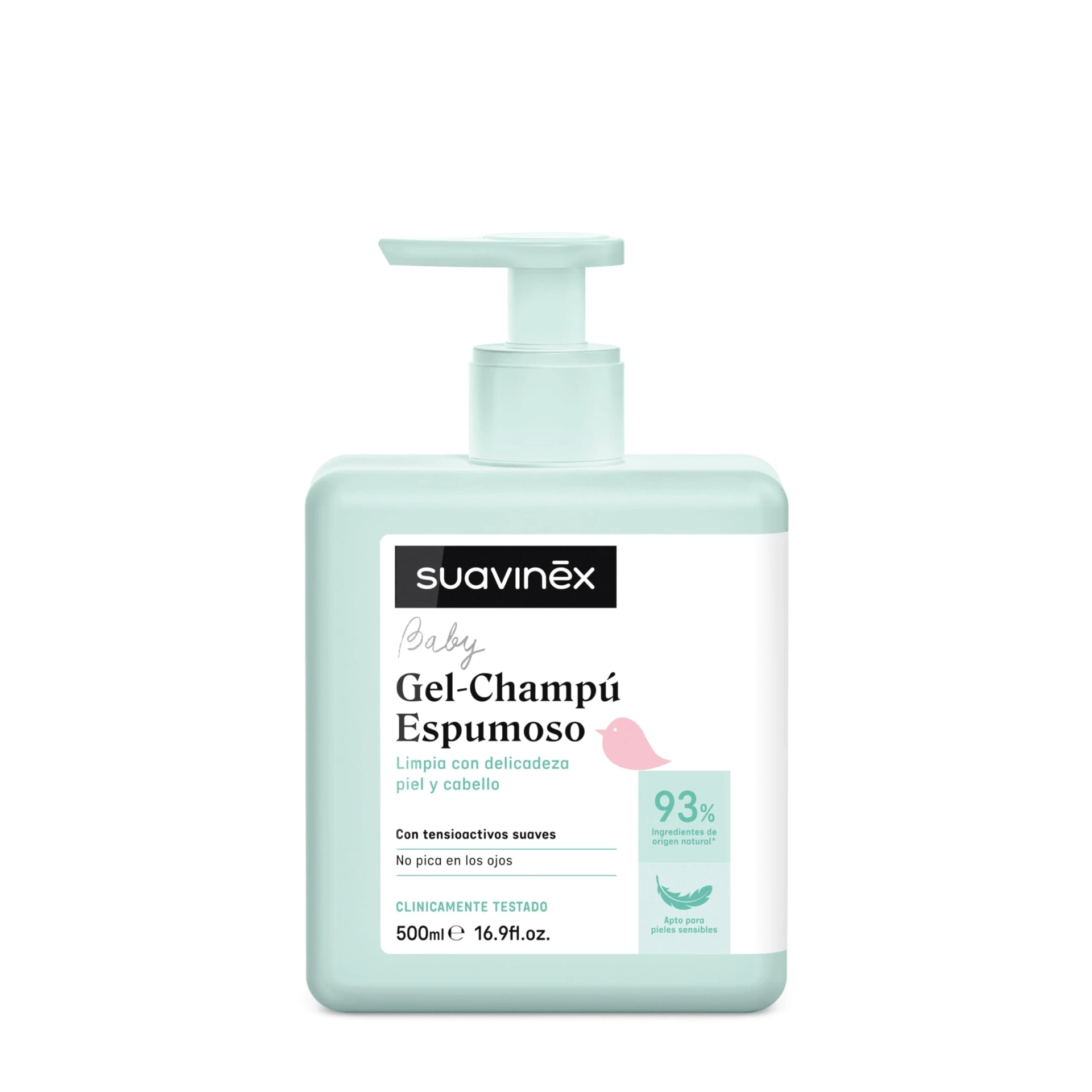 Suavinex Foam Cleansing Gel & Shampoo  500 Ml