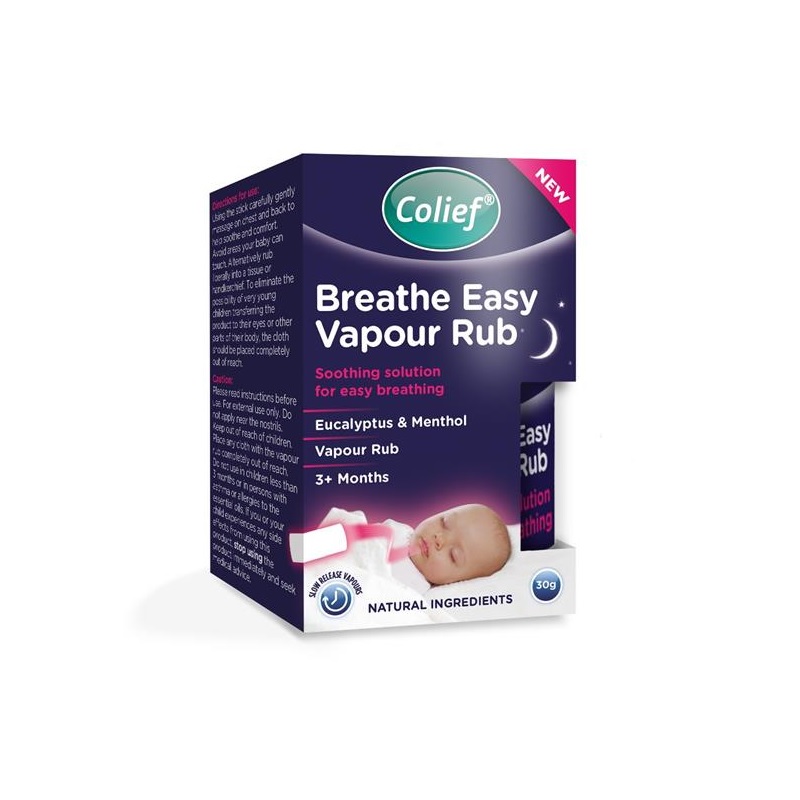 Colief Breath Easy Vapour Rub Stick 30g