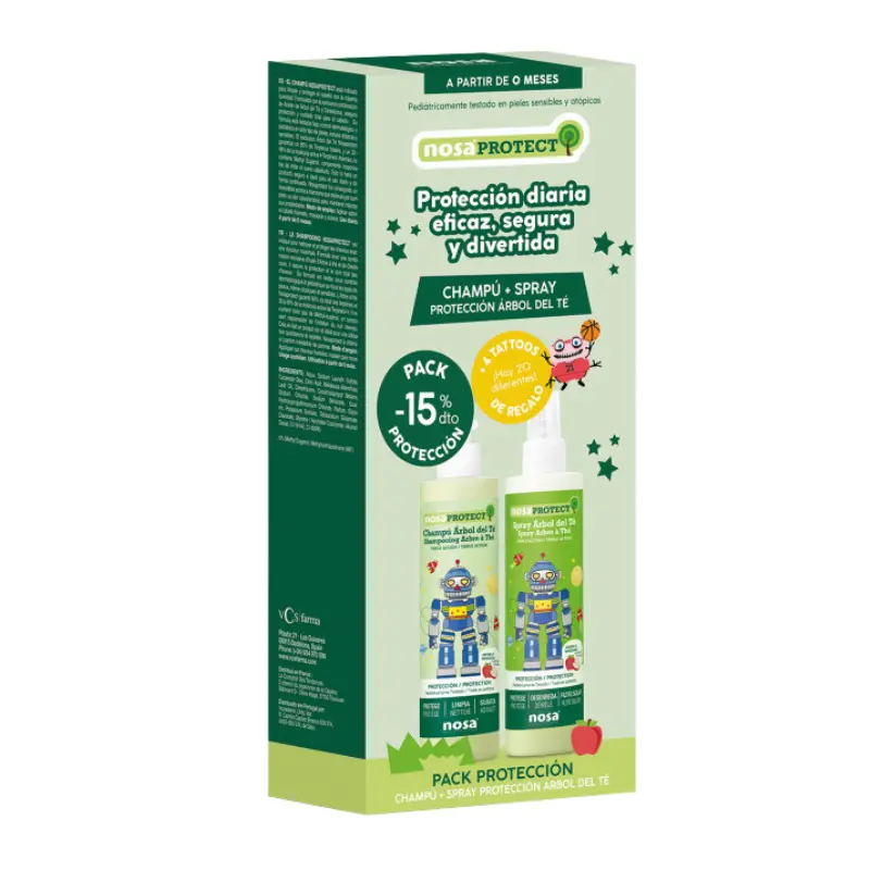 Nosa Protect Shampoo + Spray Triple Action Apple Pack