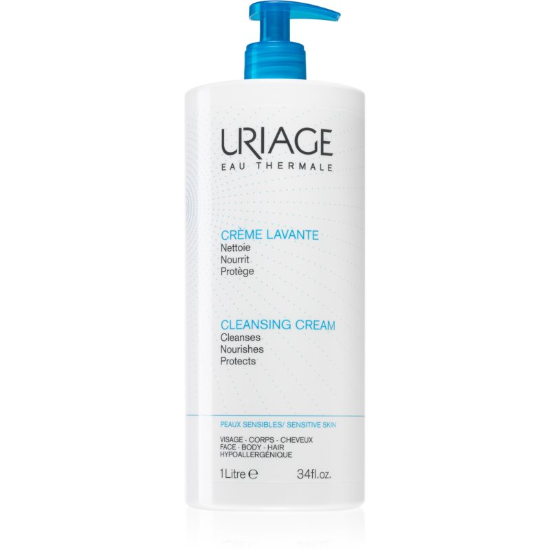 Uriage Hygiène Cleansing Cream Nourishing Cleansing Cream for Body and Face 1000 Ml