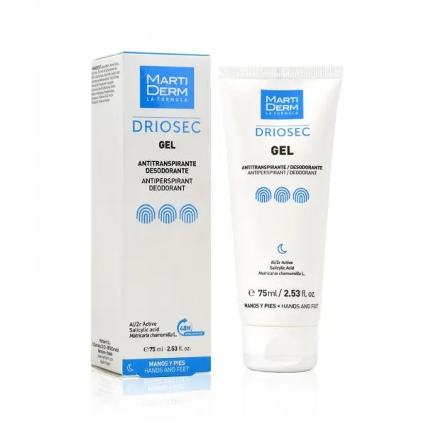 Martiderm Driosec Deodorant Gel Hands and Feet 75ml