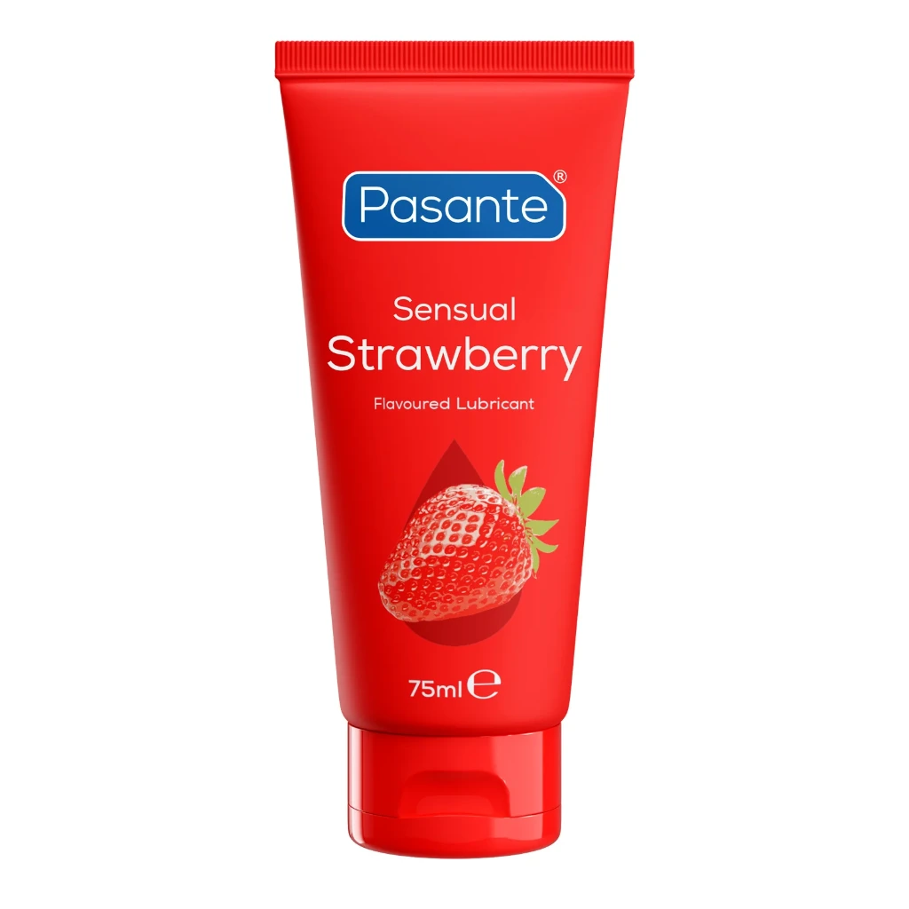 Pasante Exotic Strawberry Flavoured Lube in 75ml Tube