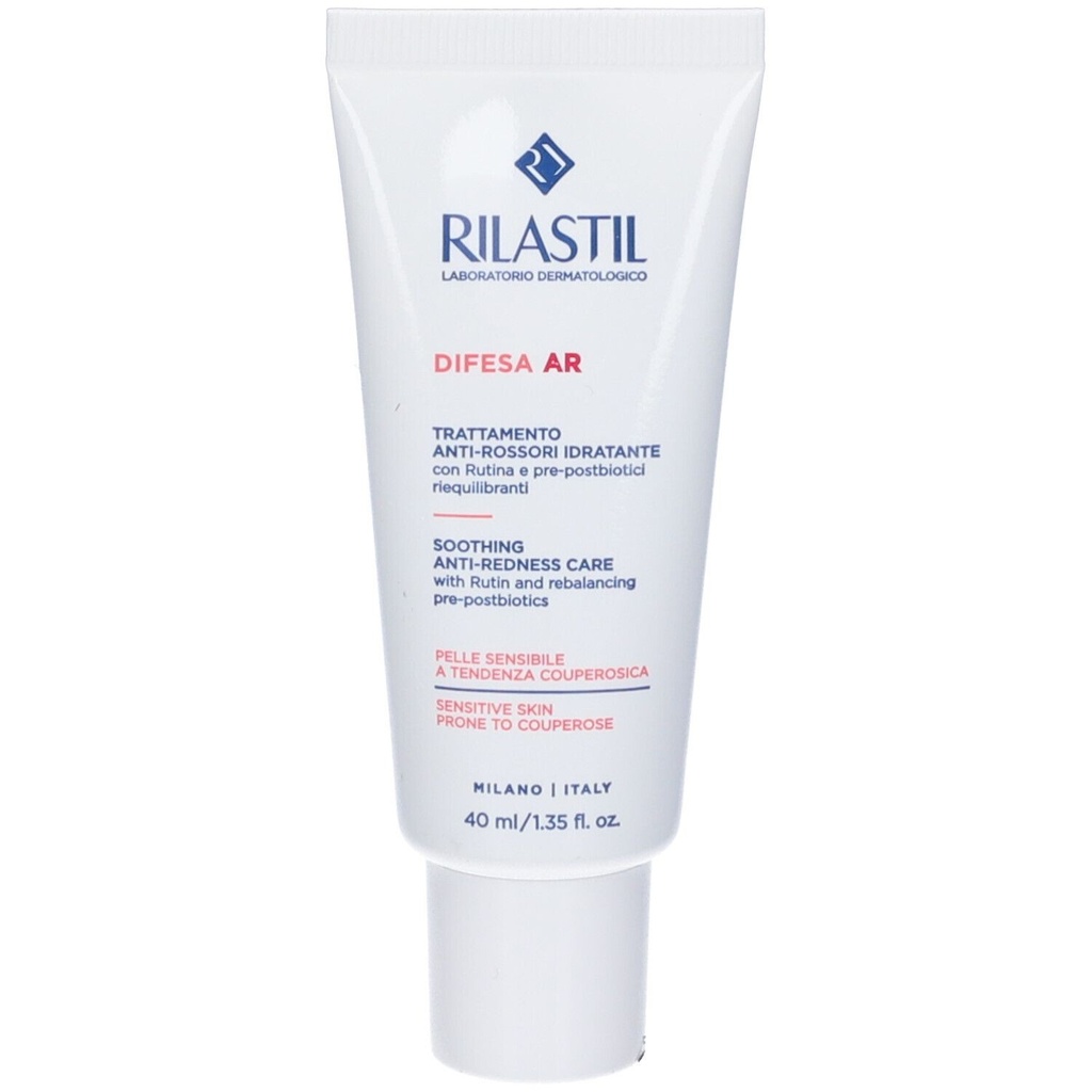 Rilastil Defesa AR Anti-Redness Soothing Cream with Pre and Post Biotics,40 ml