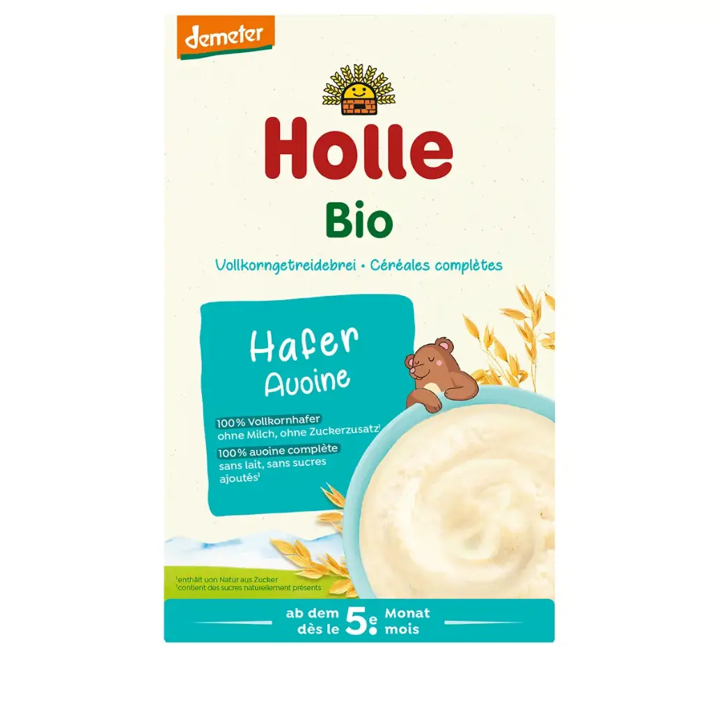 Holle
Organic Demeter Whole Grain Oat Porridge, 250 g